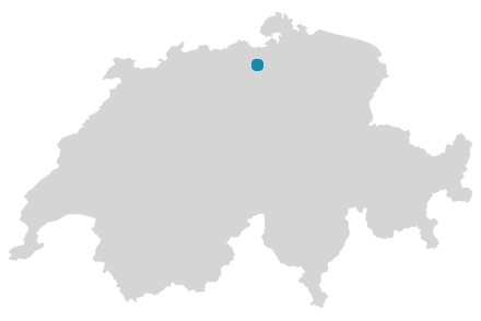 Schweizkarte: Wo ist Hüttikon?