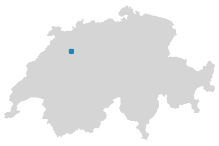 Schweizkarte: Wo ist Oberwil bei Büren?