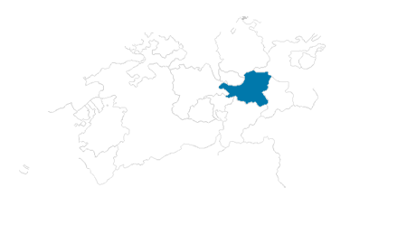 Karte: Schwyz auf der Schweizkarte