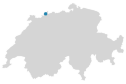 Schweizkarte: Wo ist Bottmingen?