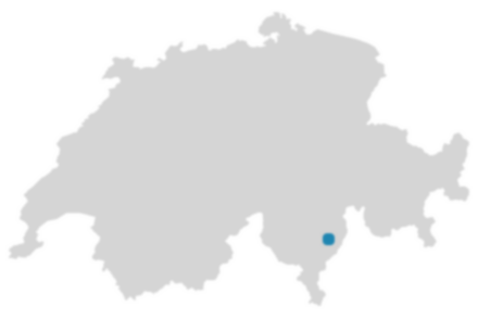 Schweizkarte: Wo ist Buseno?