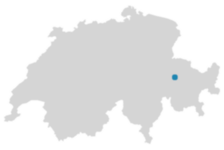 Schweizkarte: Wo ist Churwalden?