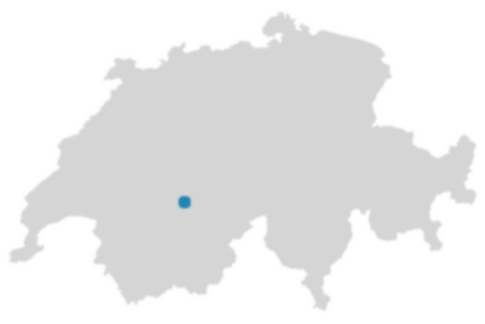 Schweizkarte: Wo ist Kandergrund?