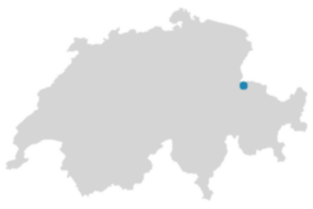 Schweizkarte: Wo ist Maienfeld?