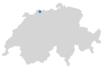 Schweizkarte: Wo ist Pratteln?