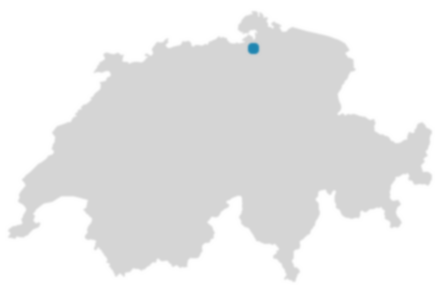 Schweizkarte: Wo ist Rorbas?