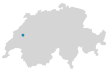 Schweizkarte: Wo ist Sévaz?
