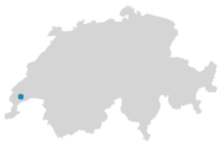 Schweizkarte: Wo ist Tartegnin?